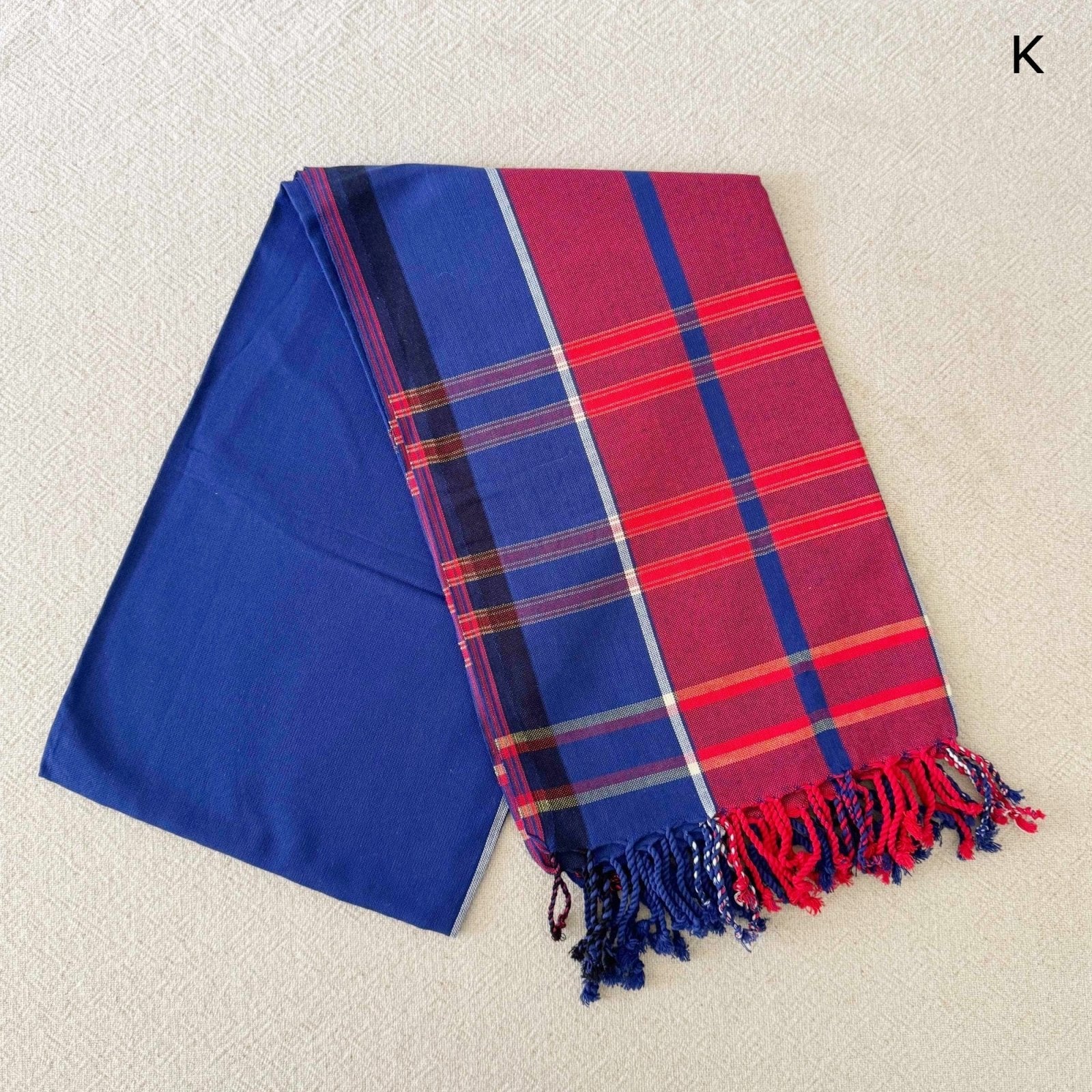 Kikoi: Swahili Lightweight Cotton Towel, Sarong, Scarf - Amsha