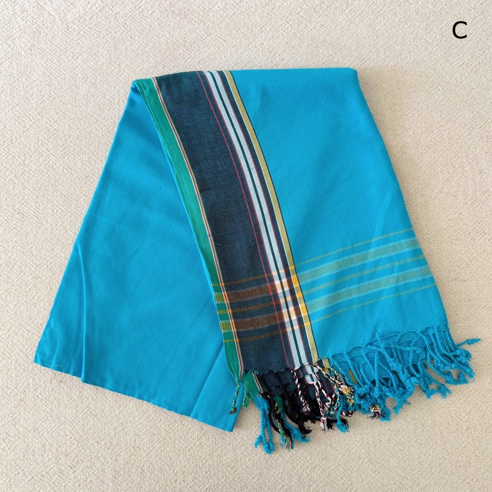 Kikoi: Swahili Lightweight Cotton Towel, Sarong, Scarf - Amsha