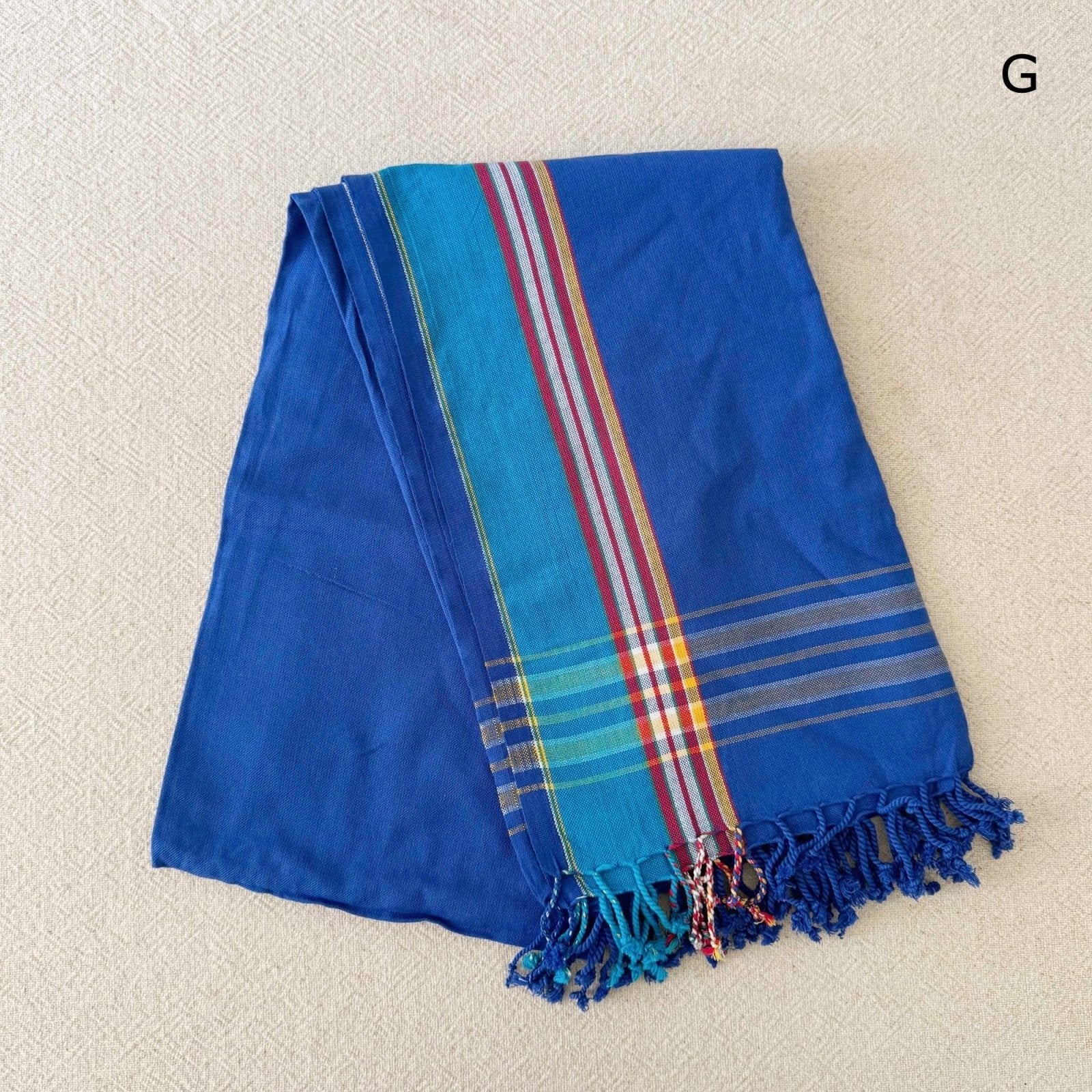 Kikoi: Swahili Lightweight Cotton Towel, Sarong, Scarf - Amsha
