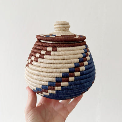Lidded Treasure Basket: Kabobo - Amsha