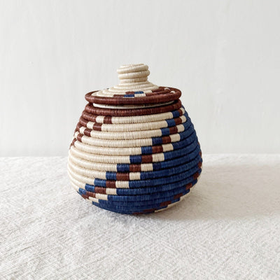 Lidded Treasure Basket: Kabobo - Amsha