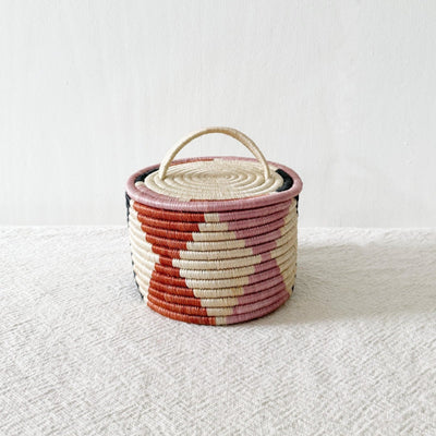 Lidded Treasure Basket: Kimba - Amsha