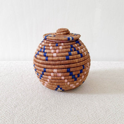 Lidded Treasure Basket: Moanda - Amsha