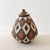 Lidded Zulu Basket A131 - Amsha