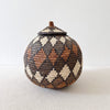 Lidded Zulu Basket A137 - Amsha