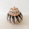 Lidded Zulu Basket A138 - Amsha