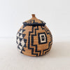 Lidded Zulu Basket B003 - Amsha