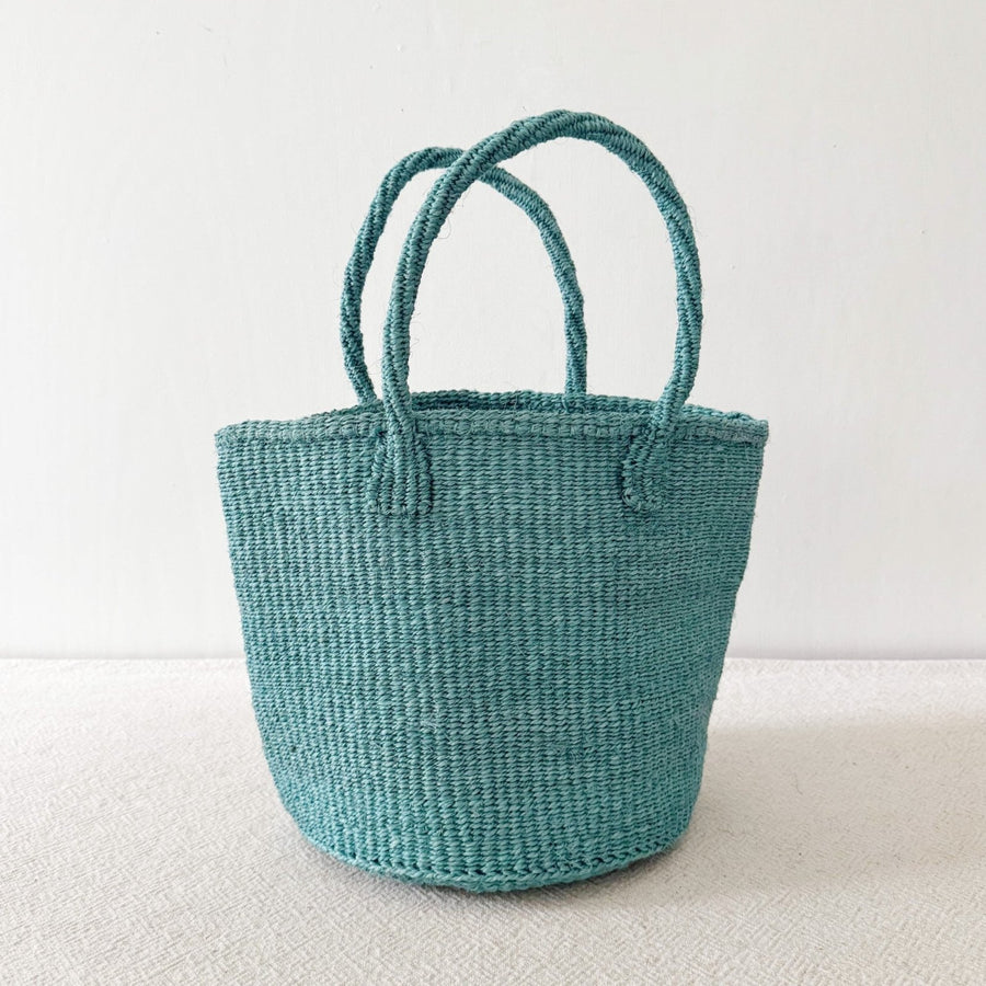 Medium Sisal Tote: Eucalyptus - Amsha