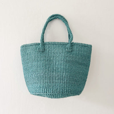 Medium Sisal Tote: Eucalyptus - Amsha