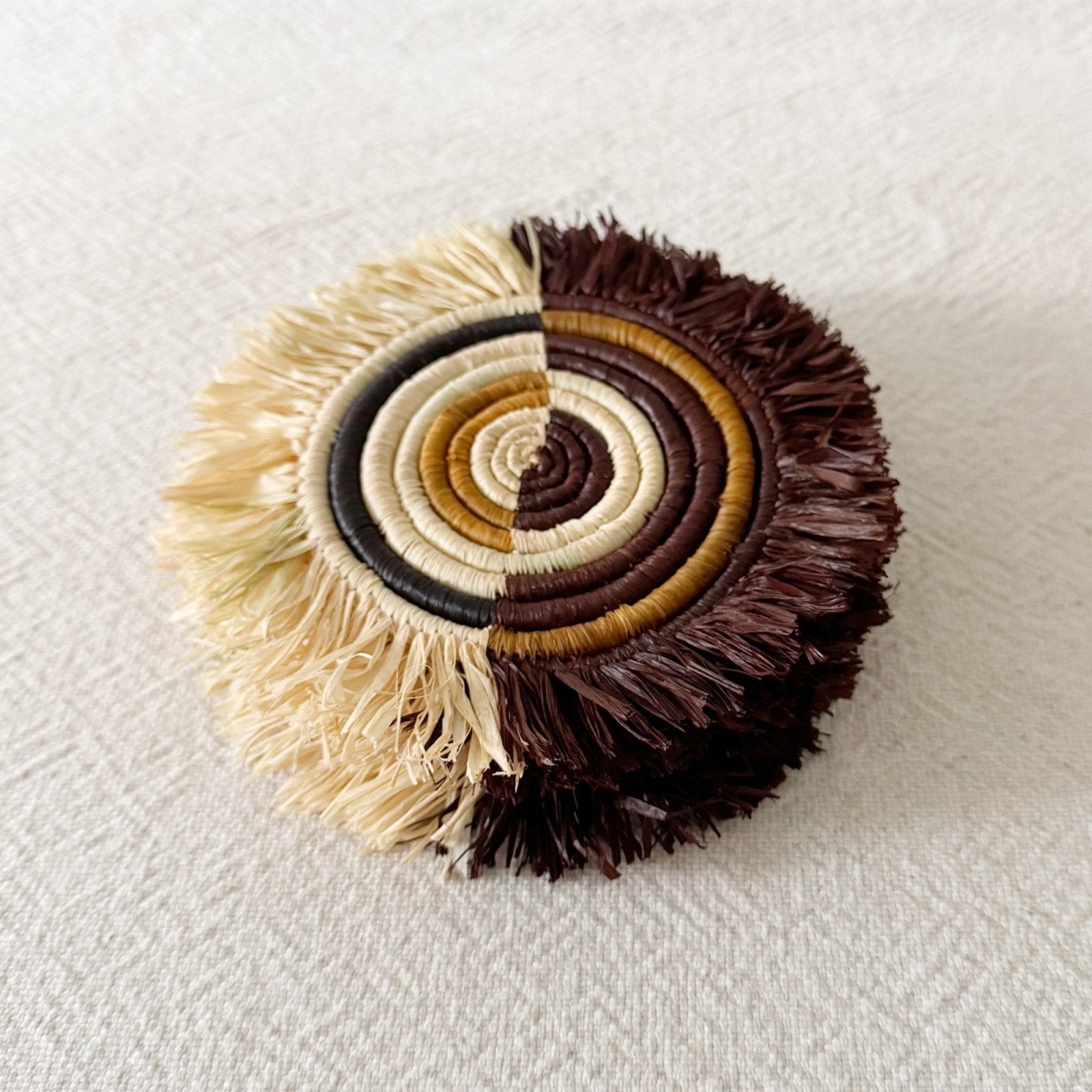 Numbi Fringe Coaster Set - Amsha