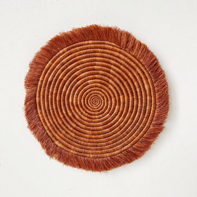 Orange Spice Fringe Trivet - Amsha