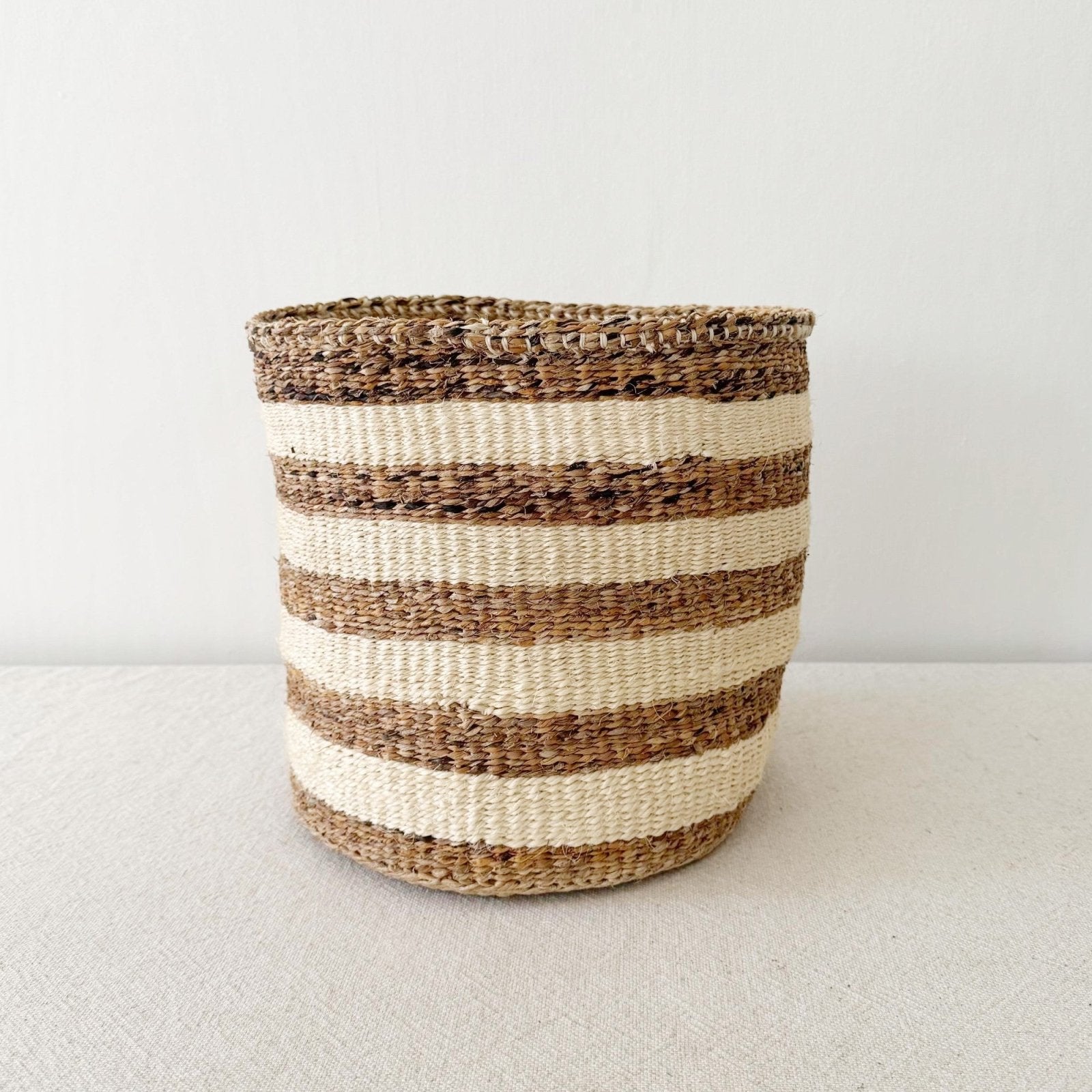 Storage Plant Basket: Banana Stripe - Amsha