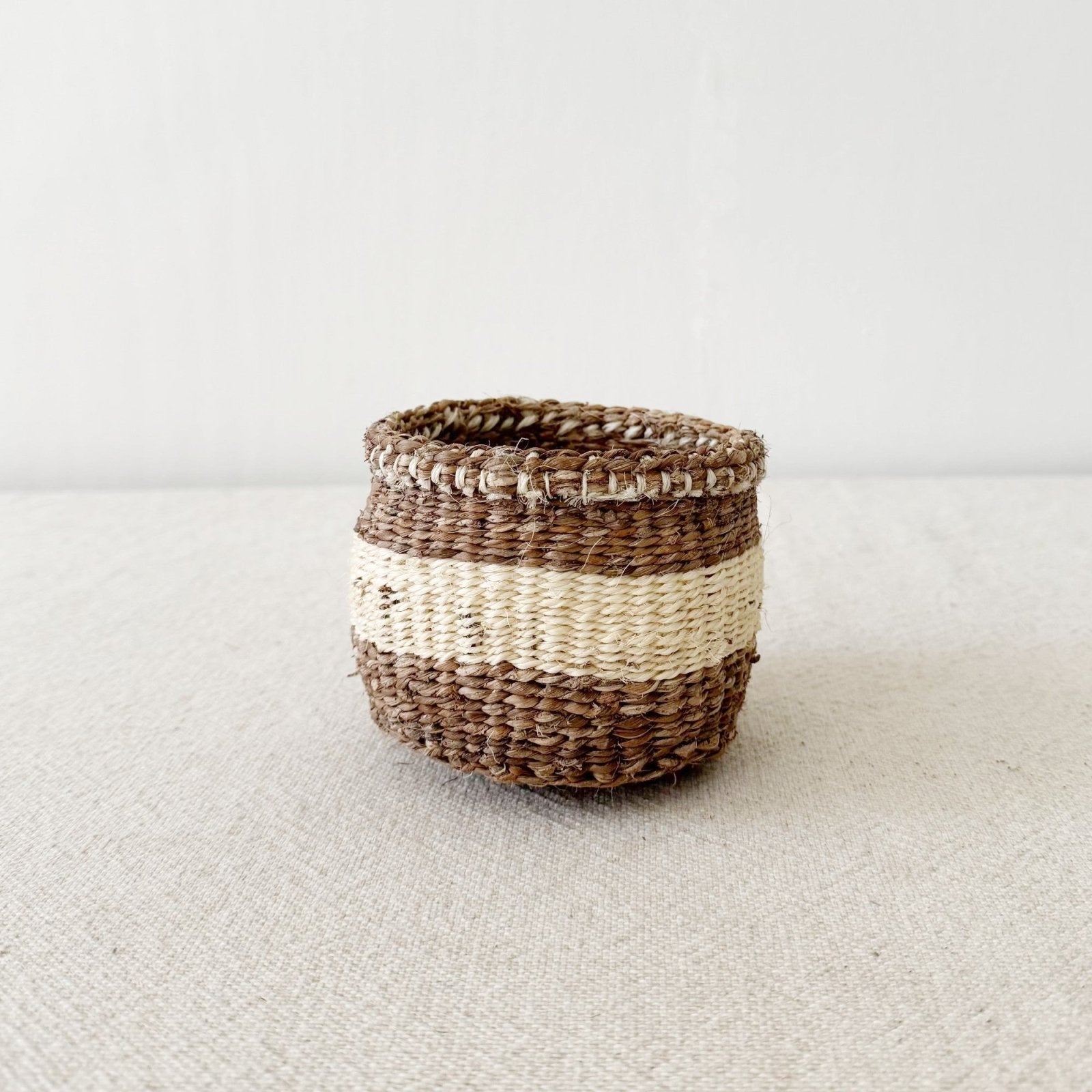 Storage Plant Basket: Banana Stripe - Amsha