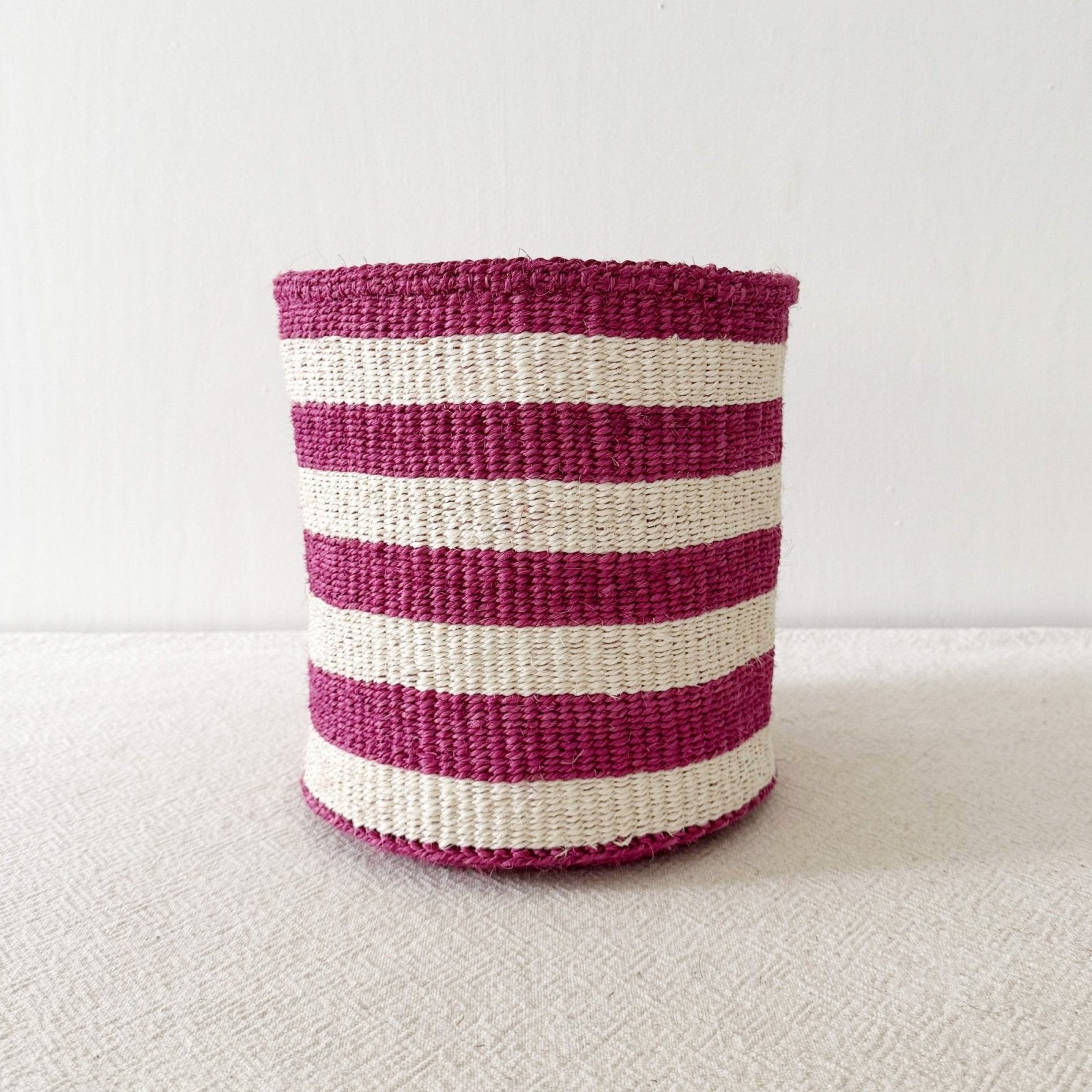 Storage Plant Basket: Berry Stripe - Amsha