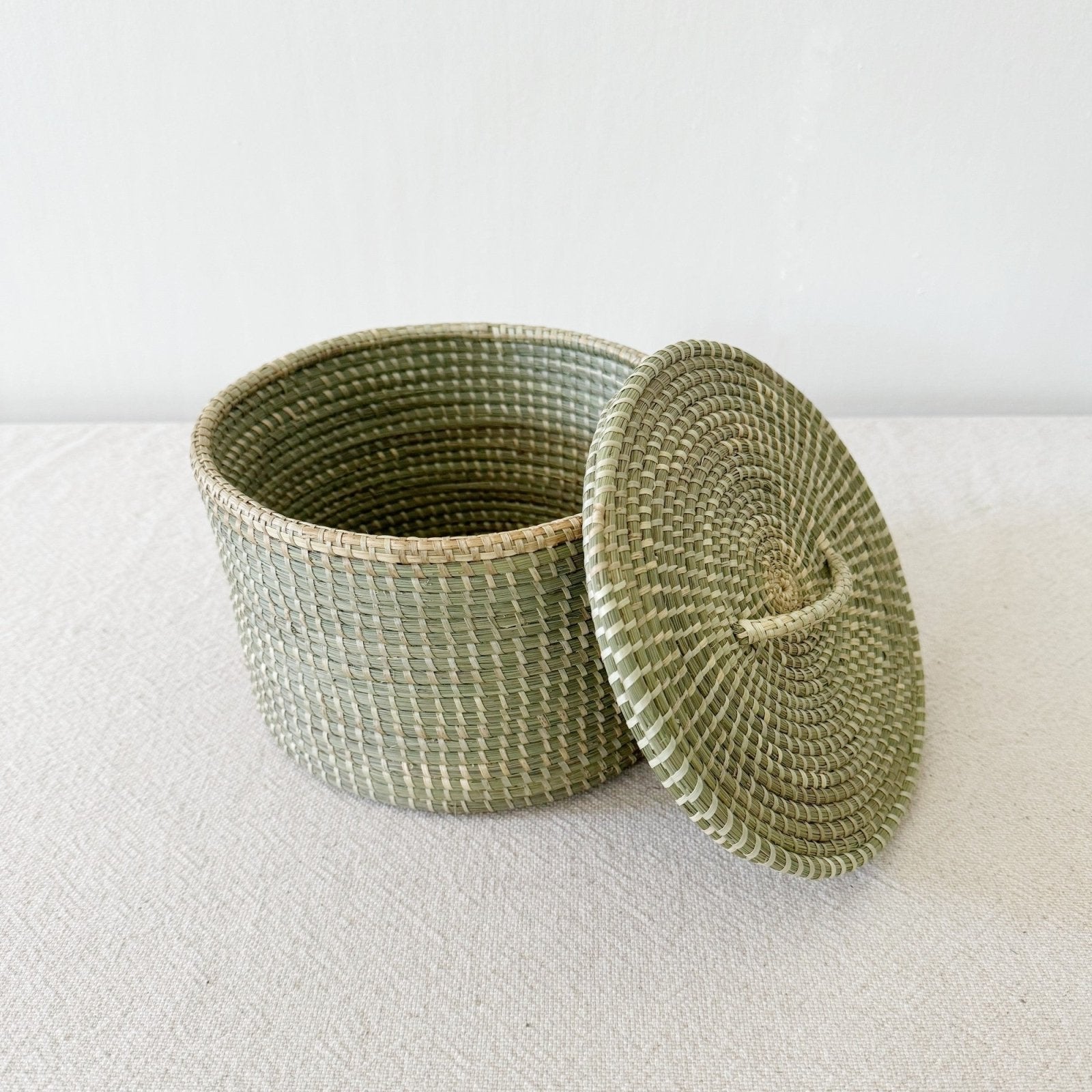 Sweetgrass Trinket Basket - Amsha