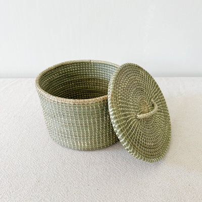 Sweetgrass Trinket Basket - Amsha