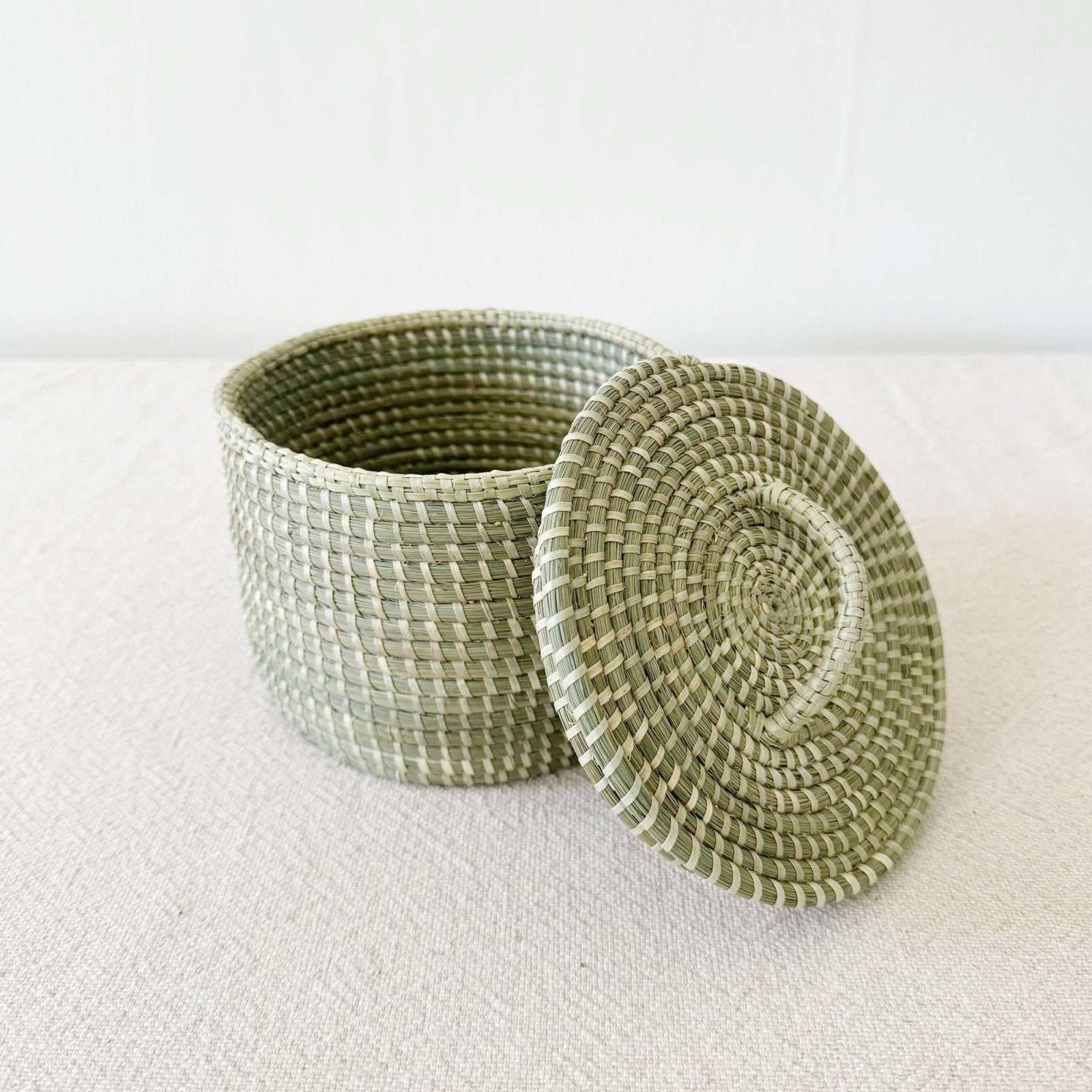 Sweetgrass Trinket Basket - Amsha