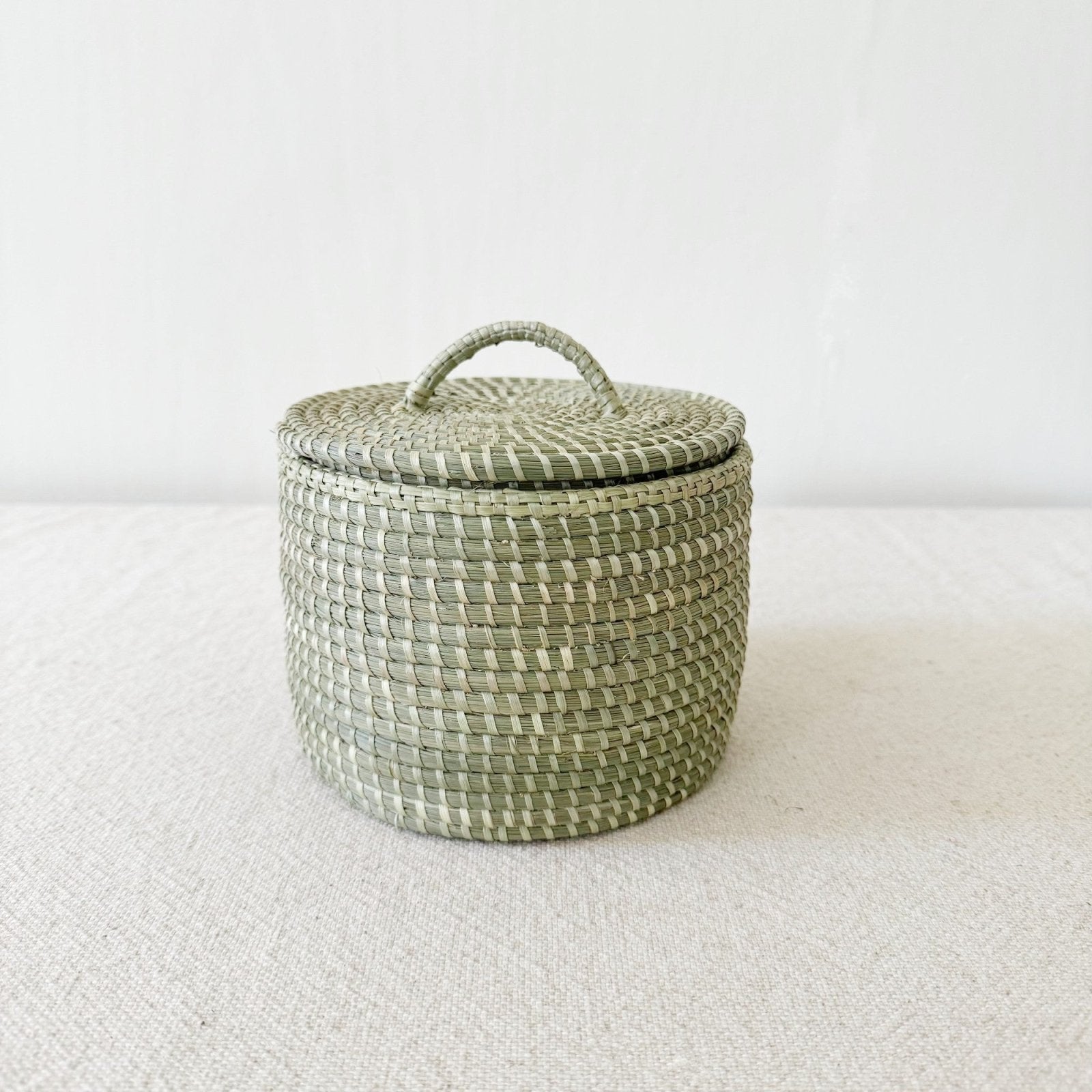 Sweetgrass Trinket Basket - Amsha