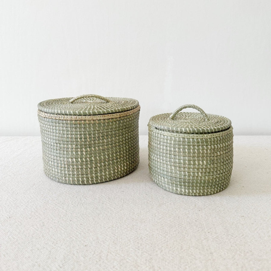 Sweetgrass Trinket Basket - Amsha