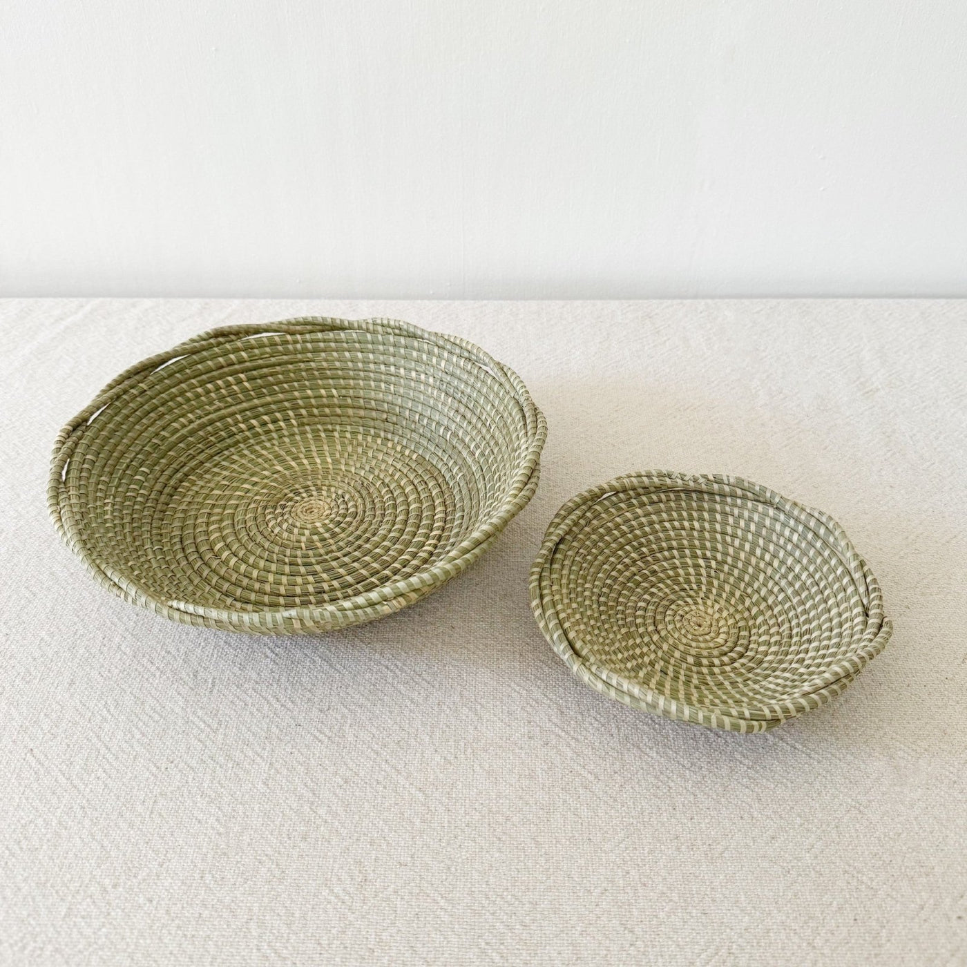 Sweetgrass Twisted Rim Basket