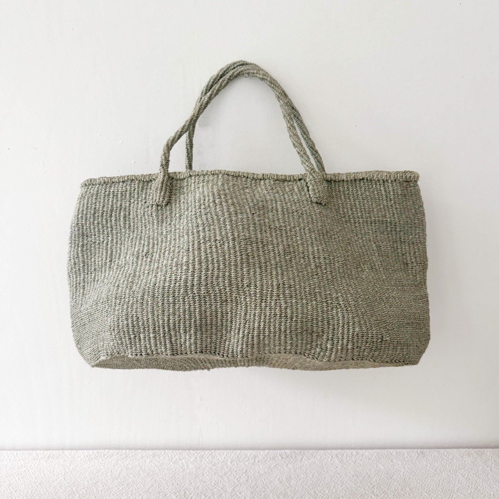 XL Sisal Tote: Aloe - Amsha