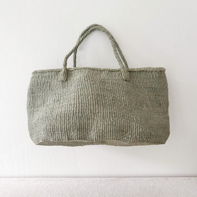 XL Sisal Tote: Aloe - Amsha