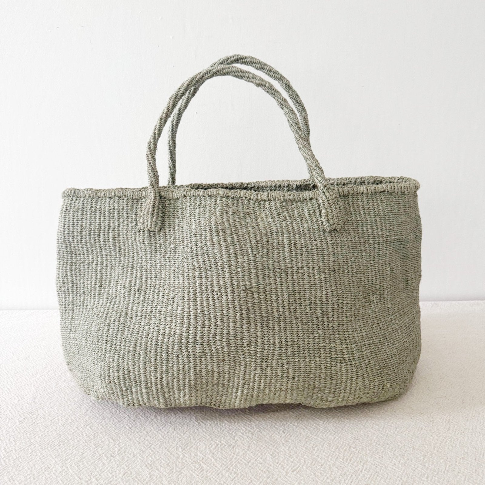 XL Sisal Tote: Aloe - Amsha