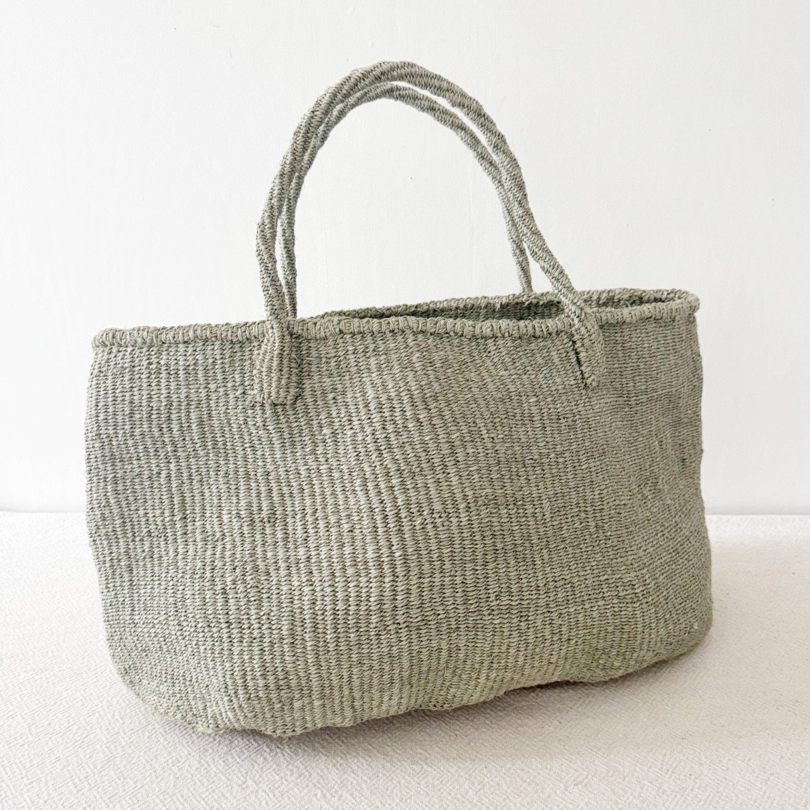 XL Sisal Tote: Aloe - Amsha