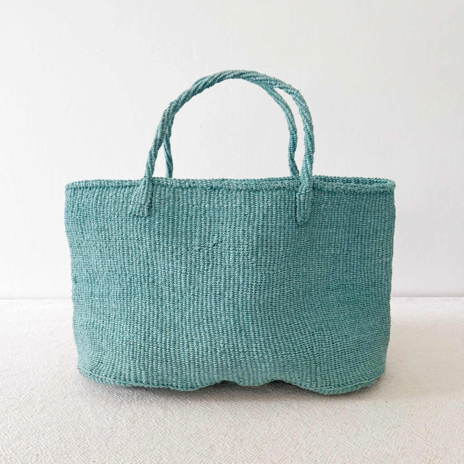 XL Sisal Tote: Eucalyptus - Amsha