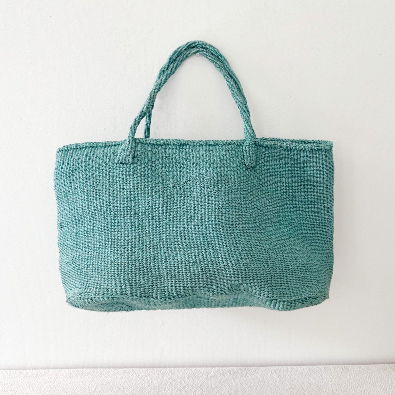 XL Sisal Tote: Eucalyptus - Amsha