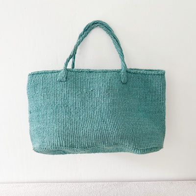 XL Sisal Tote: Eucalyptus - Amsha