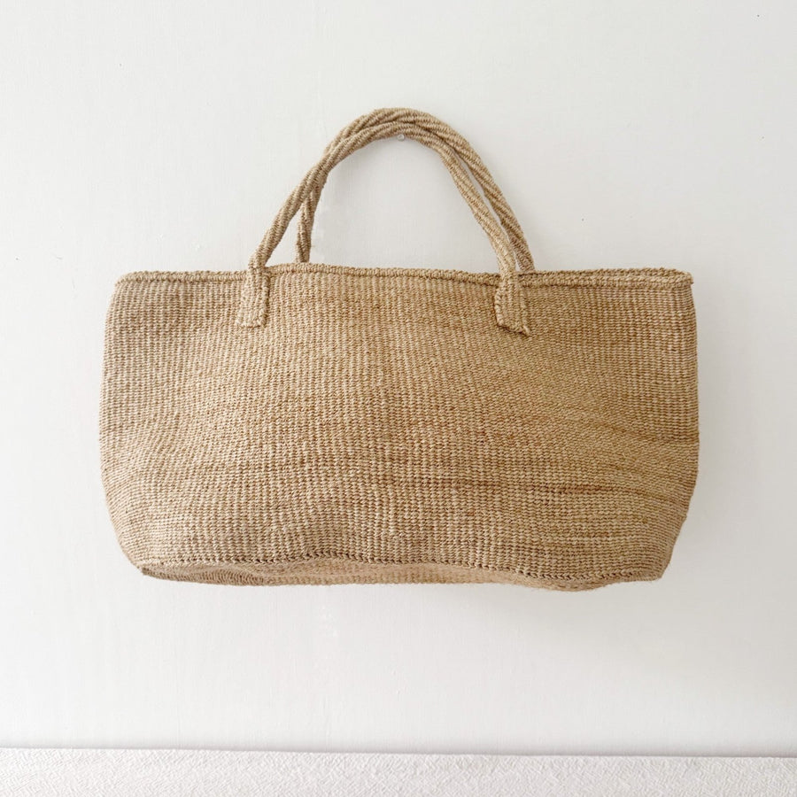 XL Sisal Tote: Khaki - Amsha