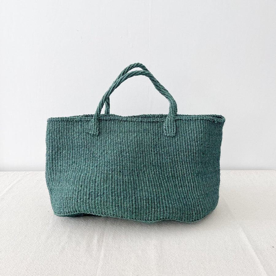 XL Sisal Tote: Sea Glass - Amsha
