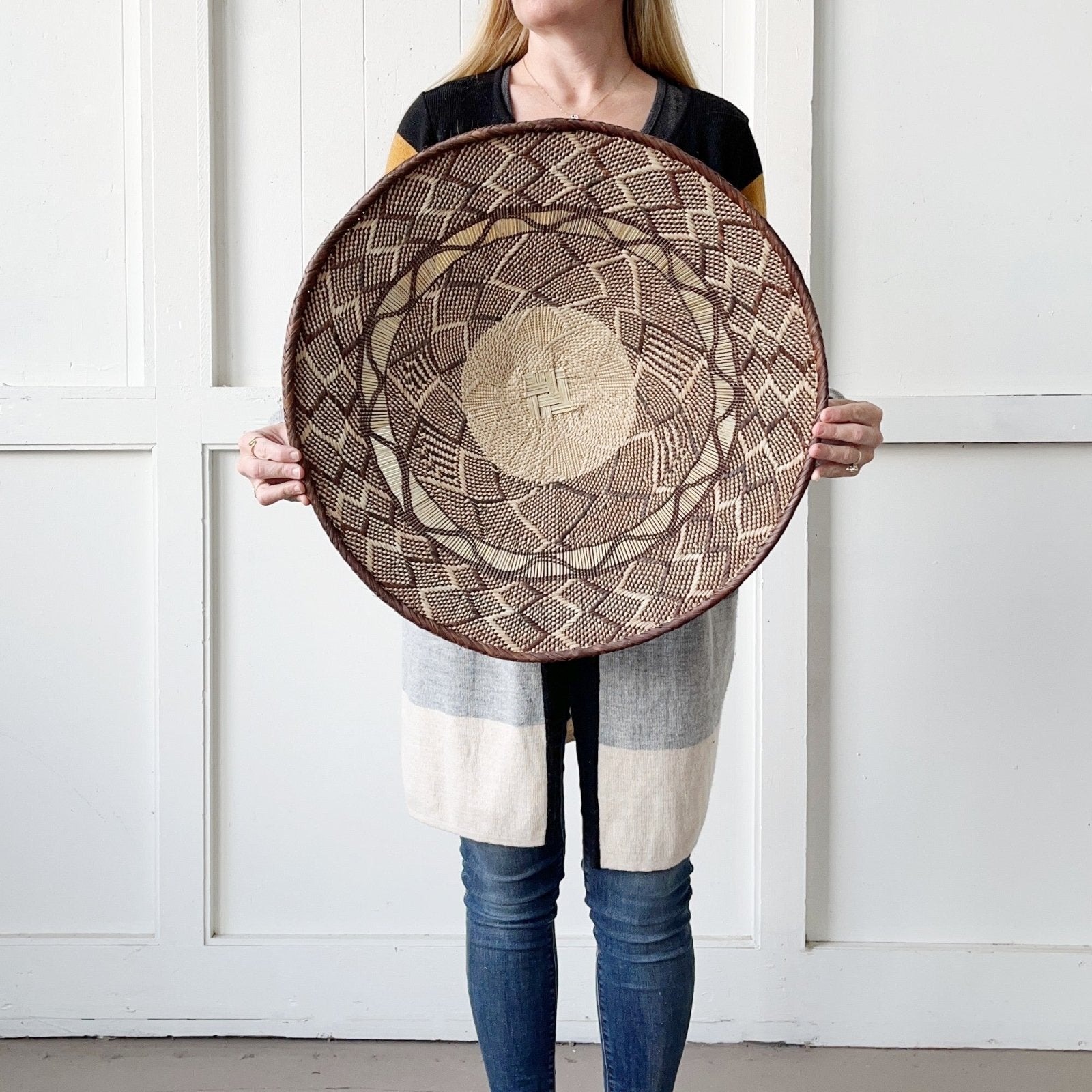 20.5" Binga Wall Basket #U073 - Amsha