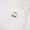 Black Horn Bar Ring