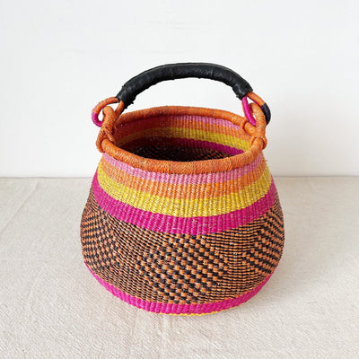 Bolga Pot Basket #A31 - Amsha