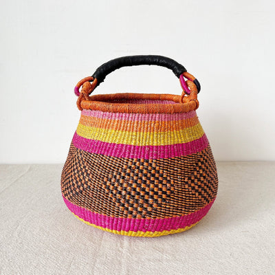 Bolga Pot Basket #A31 - Amsha
