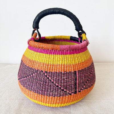 Bolga Pot Basket #J05 - Amsha