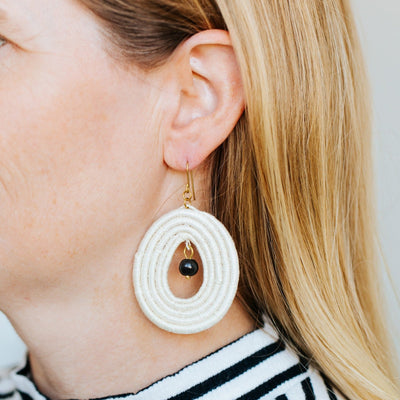 Clarisse Woven Earrings - Amsha