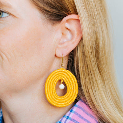 Clarisse Woven Earrings - Amsha