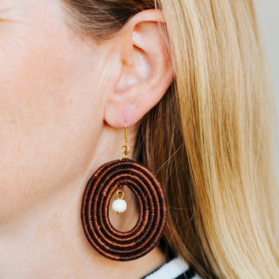 Clarisse Woven Earrings - Amsha