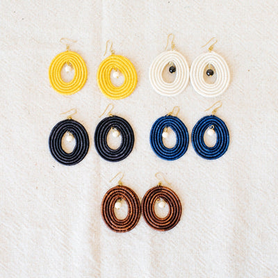 Clarisse Woven Earrings - Amsha