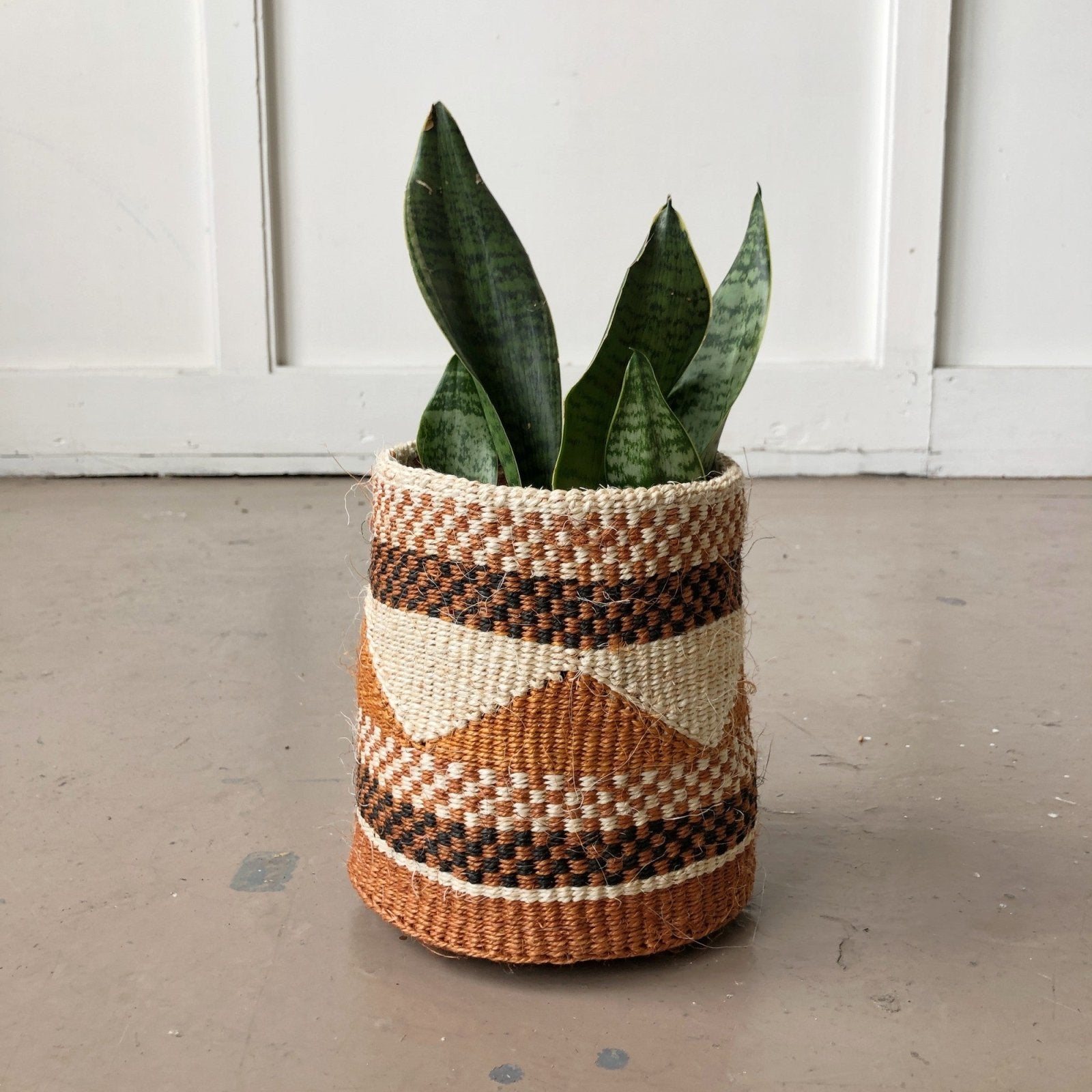 woven basket planter Storage Plant Baskets: Fine Weave (Assorted)
