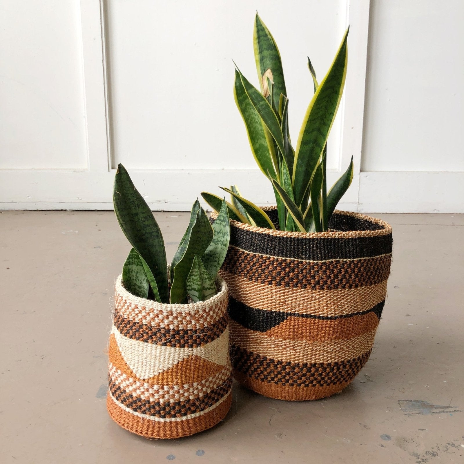 woven baskets for indoor plants Storage Plant Baskets: Fine Weave (Assorted)