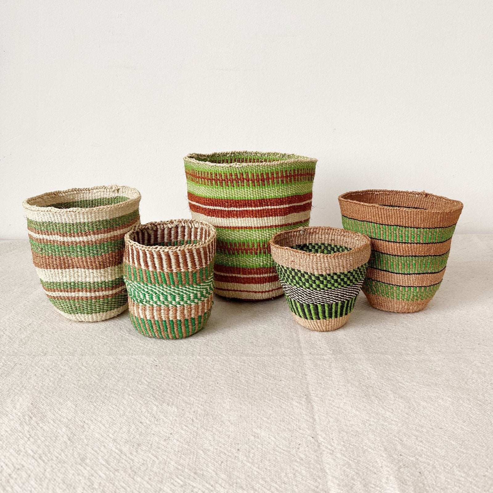 Fine Weave Storage Plant Basket- Assortment L - Amsha
