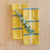 Hand-Loomed Cotton Kitchen Towels, Set of 2: Mustard Plaid
