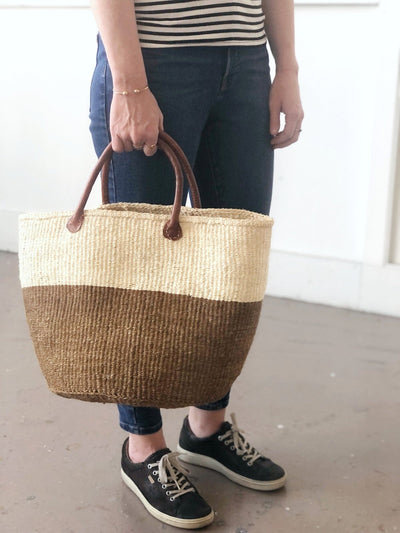 Kazi Tote: Acorn Stripe