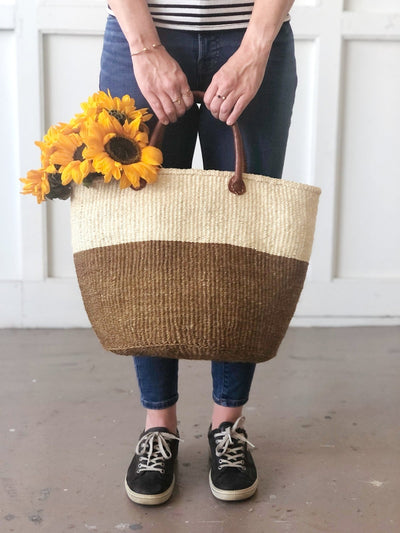 Kazi Tote: Acorn Stripe