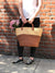 Kazi Tote: Rust Stripe