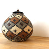 Lidded Zulu Basket #005 - Amsha